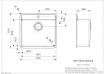 Reginox Ohio 50x40 Tapwing LUX 3,5"